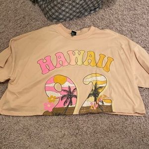 Cropped Hawaii Tee